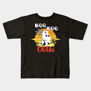 Boo Boo Crew Nurse Shirts Halloween Nurse Shirts for Women Kids T-Shirt